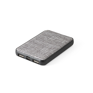 Batteria portatile in rpet RENEWAL BATTERY STR97094 - Grigio