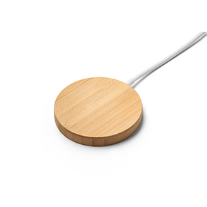 Caricatore magnetico wireless in bamboo DAIMLER STR97128 - Naturale