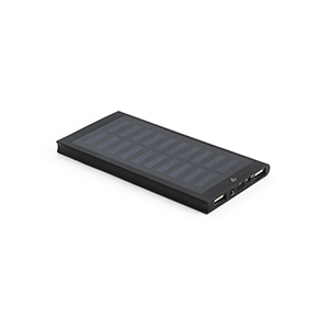 Batteria portatile in alluminio riciclato 8.000 mah CLERK STR97137 - Nero