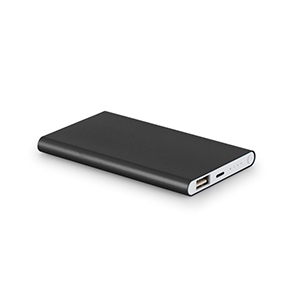 Batteria portatile in alluminio da 4.000 mah MARCET STR97344 - Nero