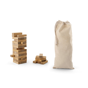 Gioco di legno con 54 pezzi FLIK STR98491 - Naturale chiaro