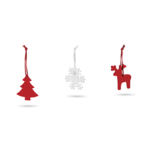 Decorazioni di natale ZERMATT STR99341 - Rosso
