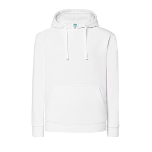 Felpa personalizzata da donna con cappuccio in cotone-poliestere 240gr JHK HOODED LADY FRENCH TERRY SWULHOOD240 - Bianco