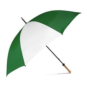 Ombrello personalizzabile grande cm 130 ALLEN T15105 - Verde Scuro - Bianco