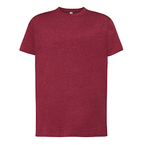 Maglia personalizzata uomo in poliestere 150gr JHK REGULAR SPECIAL TSRA150S - Bordeaux Heather