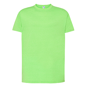 Maglietta personalizzabile uomo colori fluo in poliestere 150gr JHK REGULAR SPECIAL TSRA150S-F - Lime Fluo