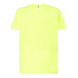 Maglietta personalizzabile uomo colori fluo in poliestere 150gr JHK REGULAR SPECIAL TSRA150S-F - Giallo Oro Fluo