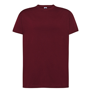 T-shirt personalizzata uomo in cotone 150gr JHK REGULAR TSRA150 - Rosso Cardinale