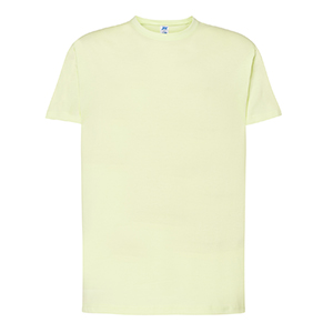 T-shirt personalizzata uomo in cotone 150gr JHK REGULAR TSRA150 - Giallo Chiaro Neon