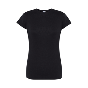 T-shirt promozionale donna in cotone 170gr JHK PREMIUM TSRLPRM - Nero