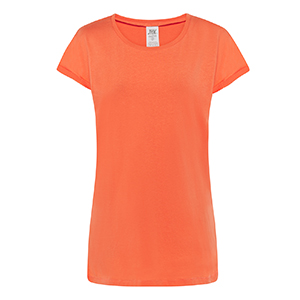 Maglia promozionale da donna in cotone 140gr JHK TOBAGO TSULTBG - Corallo