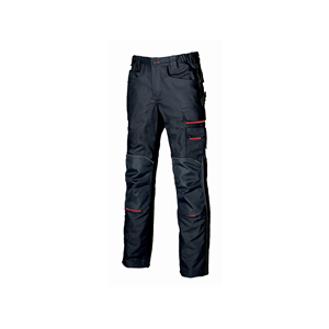 Pantalone FREE con dettagli reflex e ginocchiera linea DON'T WORRY U-Power U-DW022 - DEEP BLUE