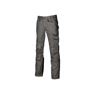 Pantalone FREE con dettagli reflex e ginocchiera linea DON'T WORRY U-Power U-DW022 - STONE GREY