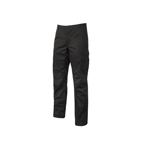 Pantalone da lavoro Slim-Fit OCEAN linea ENJOY U-Power  U-EY123 - BLACK CARBON