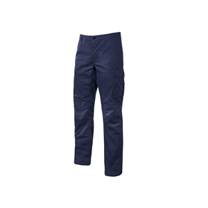 Pantalone da lavoro Slim-Fit BALTIC linea ENJOY U-Power U-EY128 - WESTLAKE BLUE