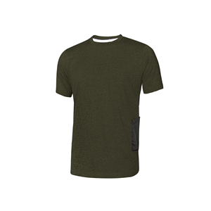 T-Shirt in jersey Slim-Fit ROAD linea ENJOY U-Power  U-EY138 - DARK GREEN