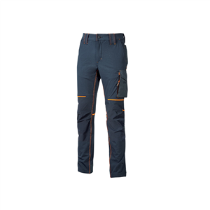 Pantalone da lavoro Slim Fit. WORLD linea FUTURE U-Power U-FU189 - DEEP BLUE