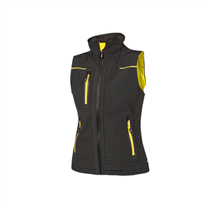 Gilet in Softshell dadonna UNIVERSE LADY linea FUTURE U-Power  U-FU260L - BLACK CARBON