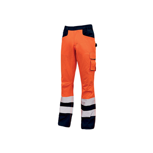 Pantalone alta visibilità foderati RADIANT linea HIGHLIGHT U-Power  U-HL157 - ORANGE FLUO