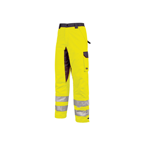 Pantalone alta visibilità impermeabile SUBU linea HIGHLIGHT U-Power  U-HL171 - YELLOW FLUO