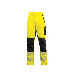 Pantaloni ad alta visibilità elasticizzati ROY linea HIGHLIGHT U-Power  U-HL222 - YELLOW FLUO