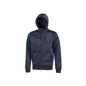 Felpa full-zip da lavoro TASTY linea PERFORMANCE U-Power  U-PE119 - DEEP BLUE