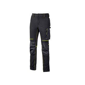 Pantaloni da lavoro uomo ATOM linea PERFORMANCE U-Power U-PE145 - BLACK CARBON