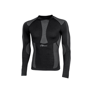 Maglia intima termica da lavoro CURMA linea SKIN U-Power U-SK139 - BLACK CARBON