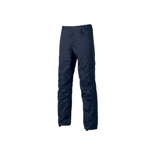 Pantalone con porta ginocchiera per il lavoro ALFA linea SMART U-Power U-ST068 - DEEP BLUE