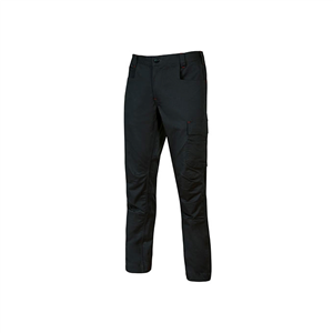 Pantalone da lavoro Slim-Fit BRAVO TOP linea SMART U-Power  U-ST202 - BLACK CARBON