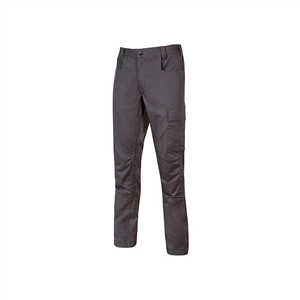 Pantalone da lavoro Slim-Fit BRAVO TOP linea SMART U-Power U-ST202 - GREY IRON