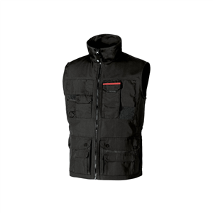 Gilet da lavoro FIRST linea U-SUPREMACY U-Power  U-SY004 - BLACK CARBON