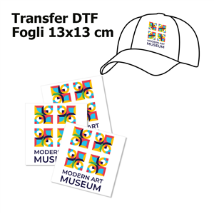Transfer DTF in fogli 13x13 cm ZG22700 - 