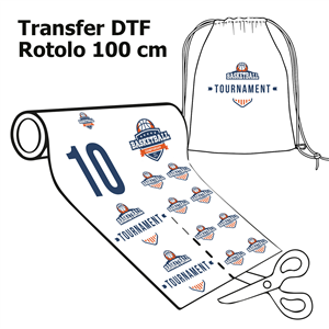 Transfer DTF in rotoli da 1 m ZG22722 - Transfer DTF