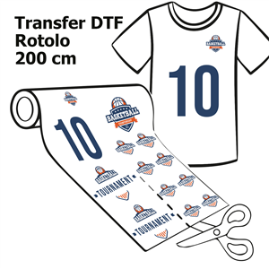 Transfer DTF in rotolo 200 cm ZG22723 - 