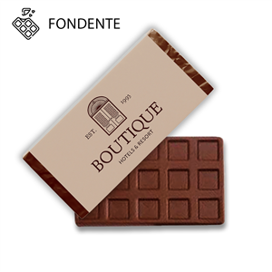Cioccolato personalizzato in tavoletta da 6,5gr  ZG24509 - Ciocciolanto fondente