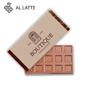 Cioccolato personalizzato in tavoletta da 6,5gr  ZG24509 - Cioccolato al latte