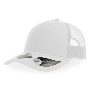 Cappello trucker in tessuto riciclato ATLANTIS ZION ZIOC - Bianco - Bianco