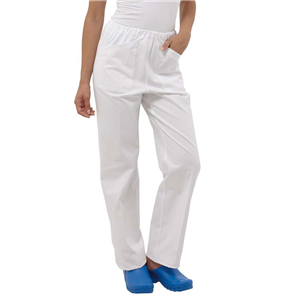 Pantalone da medico SIGGI Dr.Blue STAR Bianco 04PA0441-00-0014-B