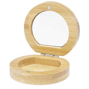 Specchio tascabile in bamboo AFRODIT 126196