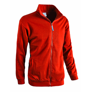 Sottozero Felpa Con Zip Intera Rossa - Taglia M, Blu Navy E Blu