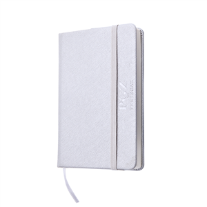 Quaderno con elastico e copertina in poliuretano in formato A6 HERTES MKT3907
