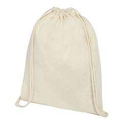 String bag personalizzata in cotone natural color OREGON