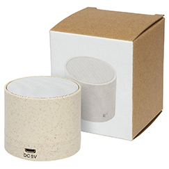 Altoparlante Bluetooth personalizzato in paglia di grano  KIKAI