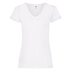 LADIES VALUEWEIGHT V-NECK T