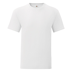 T-shirt pubblicitaria uomo bianca in cotone 150gr ICONIC 150 T