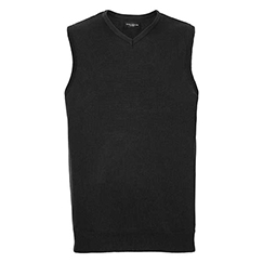 Pullover uomo senza maniche con scollo a v 