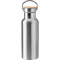 Borraccia termica personalizzata 500 ml con dettaglio in legno SOREN