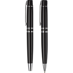 Set di penne da regalo con biro e roller SANTANA