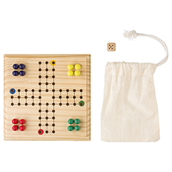 Gioco Ludo in legno YASIR